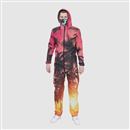 custom washable hazmat suit with face mask