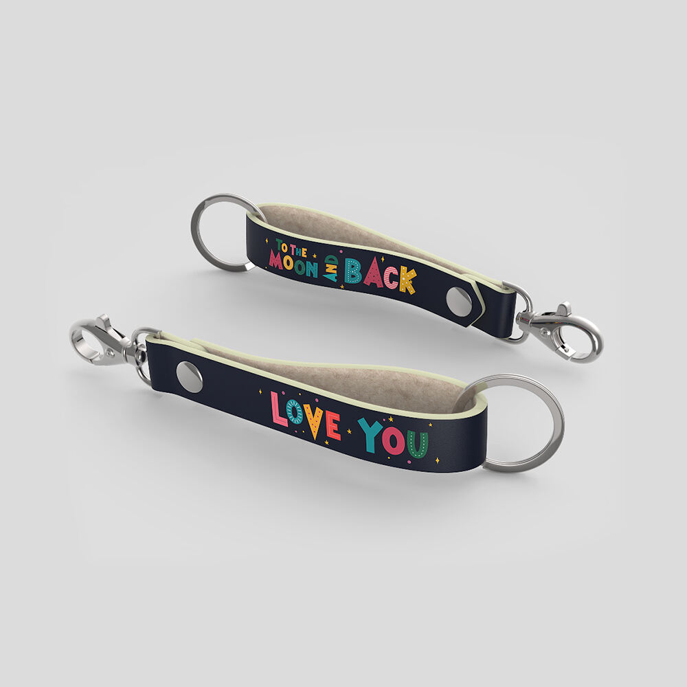 Custom canvas store keychain