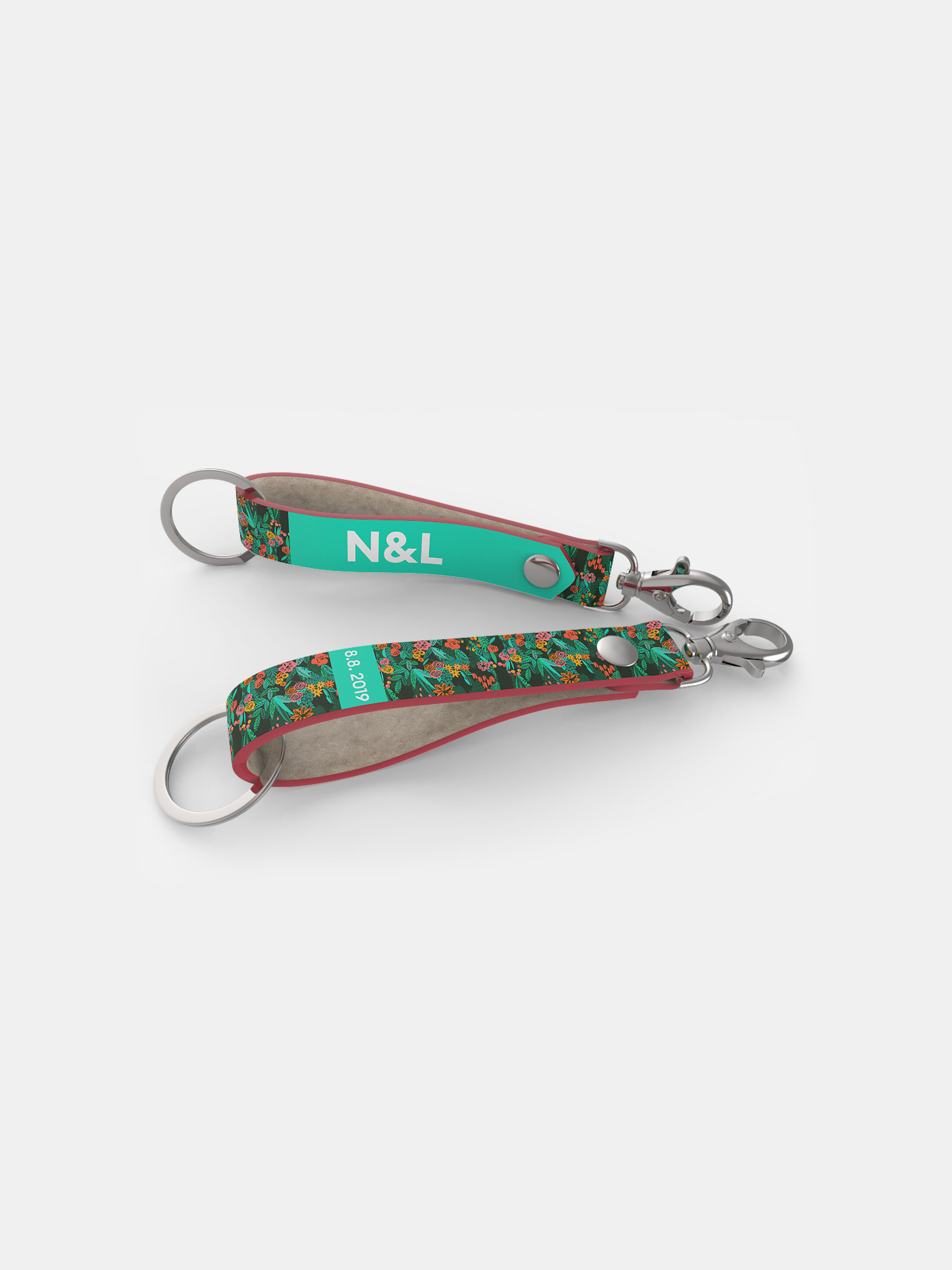 gepersonaliseerde heren sleutelhanger