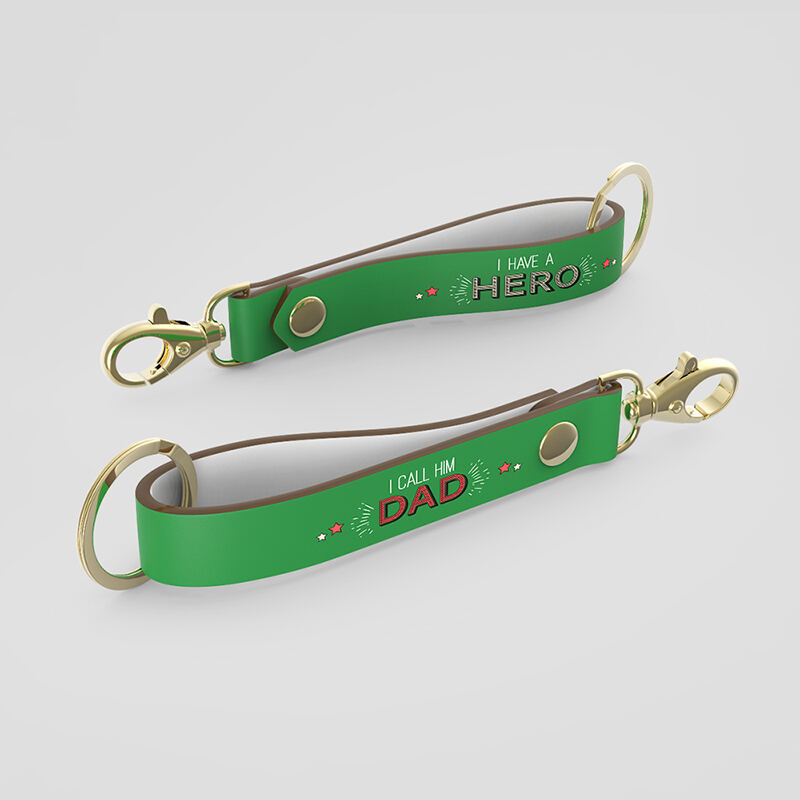 Name on sale lanyard keychain