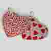 designer heart shaped keyring