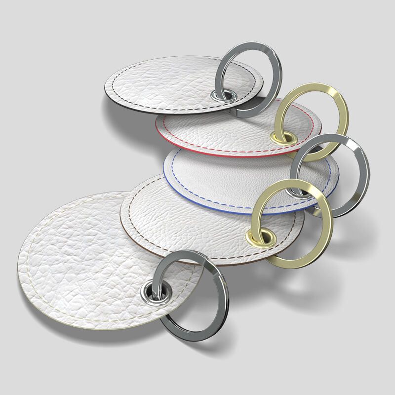 Luxury designer keyrings in premium Nappa leather