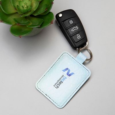 double sided photo keyrings