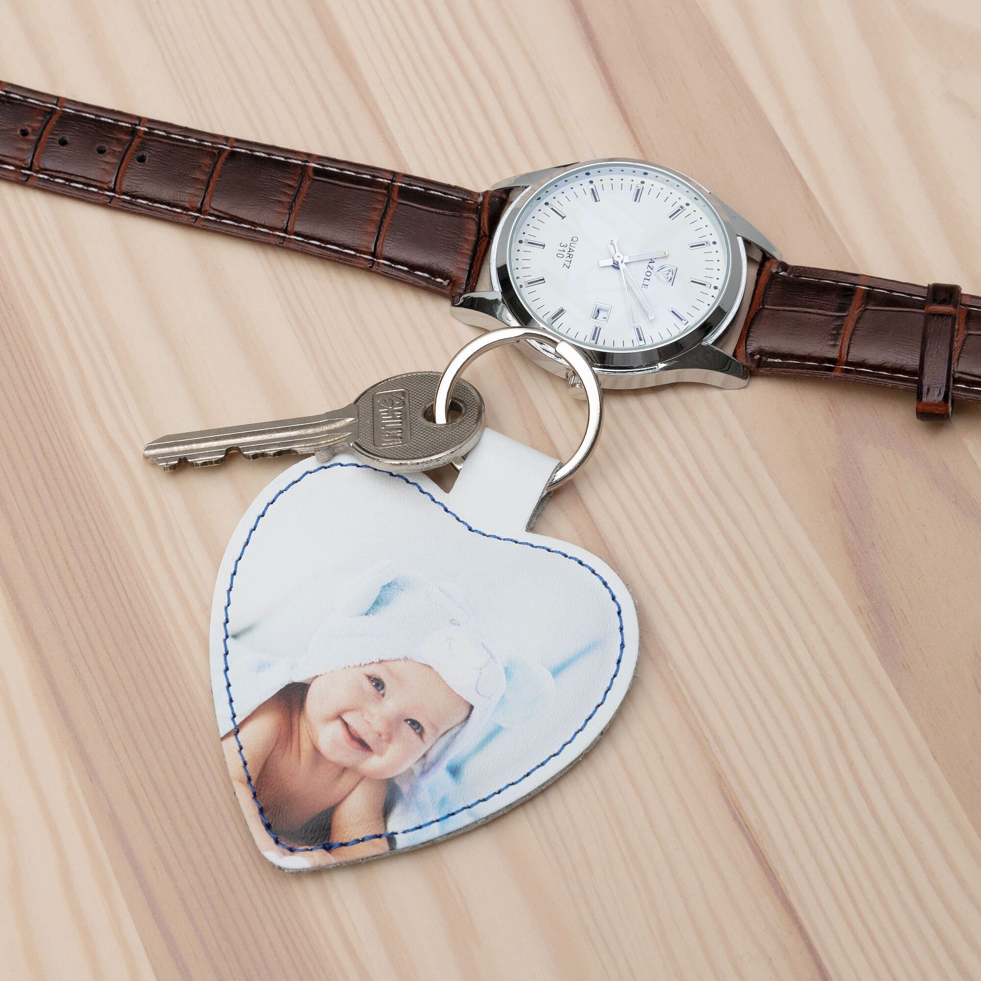 Personalisierter Schlüsselanhänger mit Foto