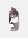 customer leather sunglasses case