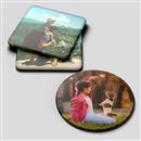 Dessous de verre en cuir personnalisable