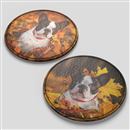 personalised leather coasters