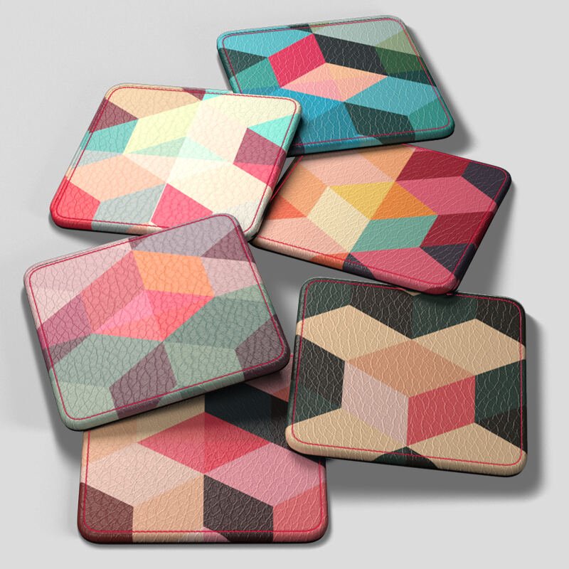 print your own leather coasters