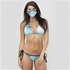 custom trikini with face mask