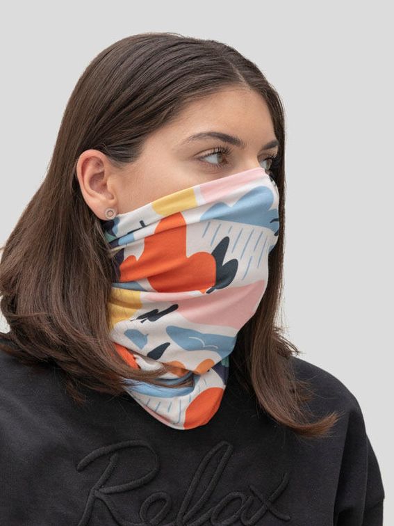 Custom printed neck tube