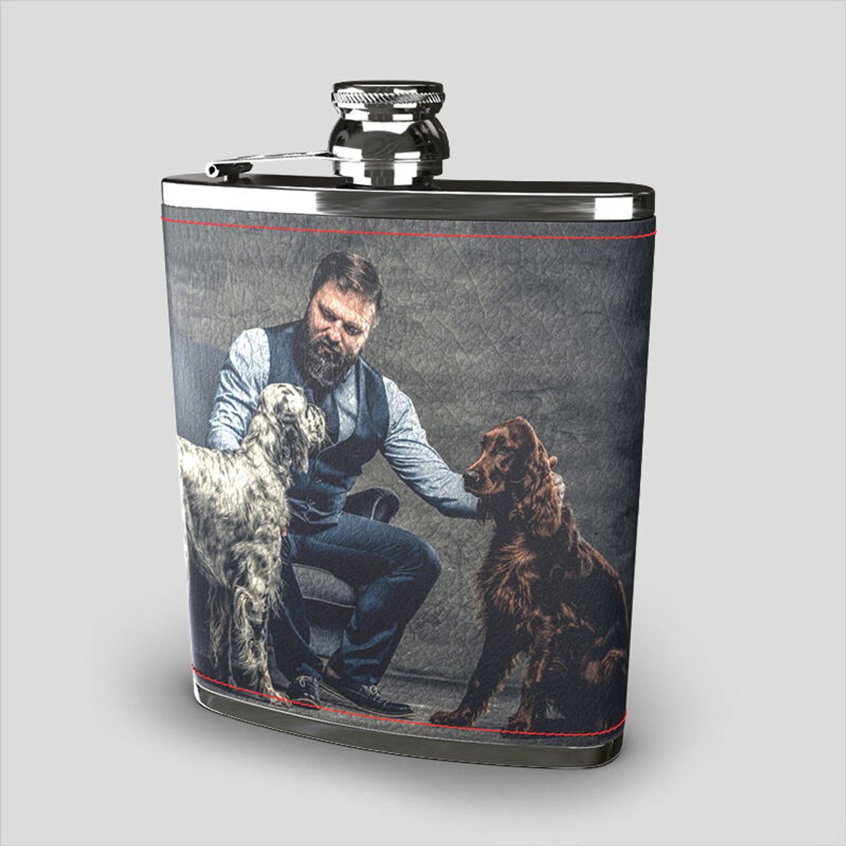 Fiaschetta per liquori personalizzata con foto Fiaschetta per liquori personalizzata con foto