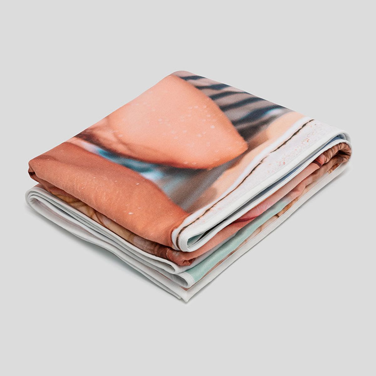 Telo Mare Personalizzato Teetaly - Microfibra E Cotone 150x75 Cm Con Stampa Foto/Testo - Foto 7