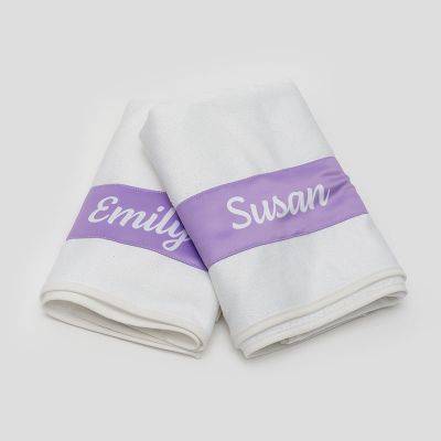 personalised couples towels