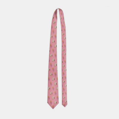 put your face on a tie