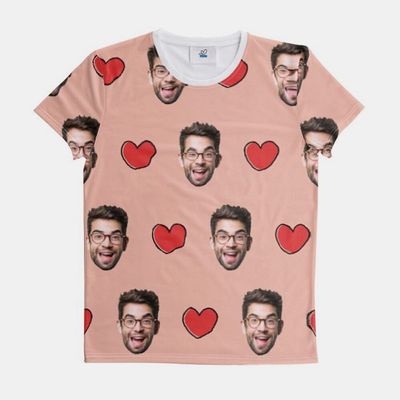 womens shirt with faces