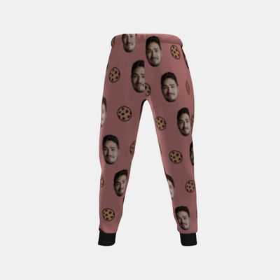 joggers with faces