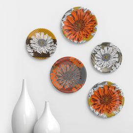 Impression sur assiette en céramique