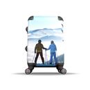 Travel montage printed personalize Suit case design
