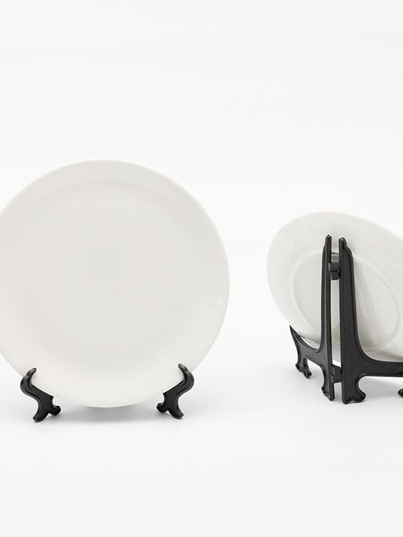 Printing on porcelain top plates