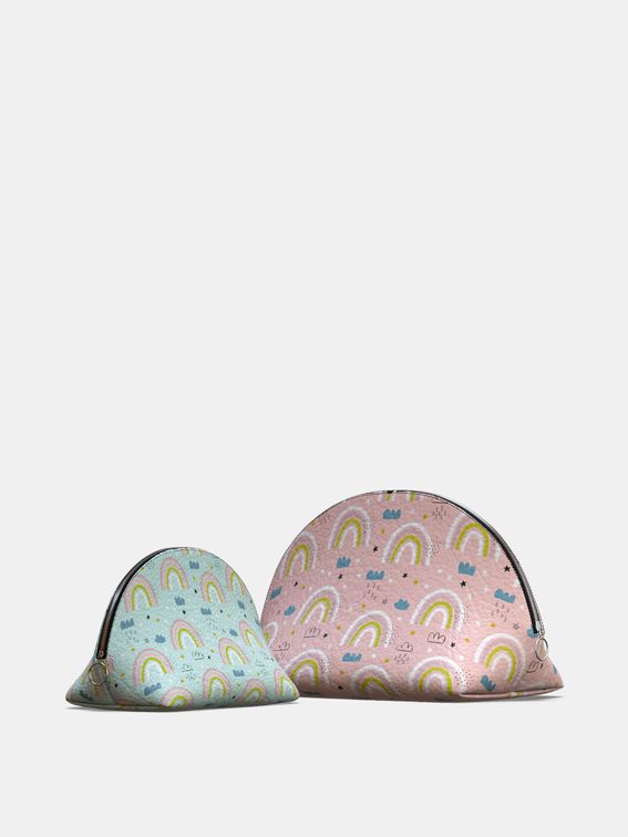 Leder Mini Geldbeutel bedrucken lassen