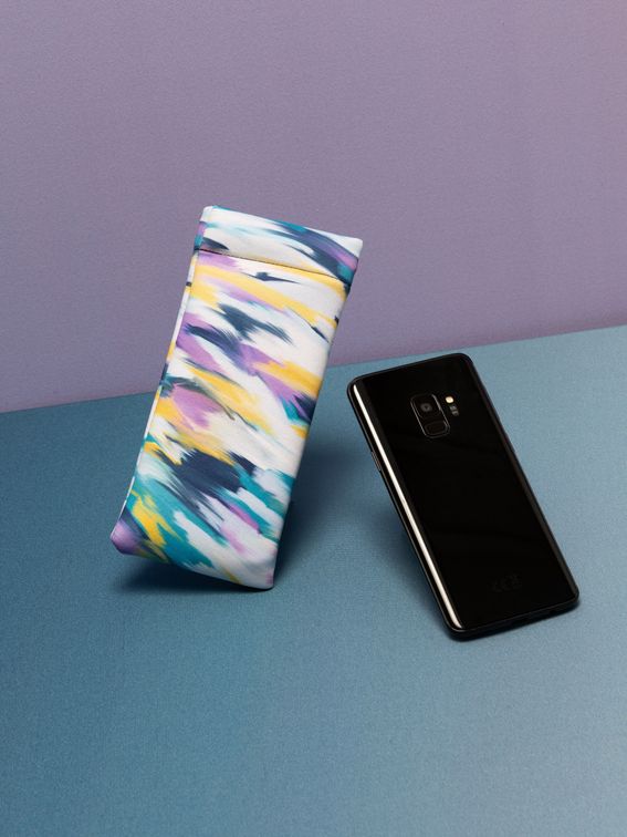 personalised phone pouch