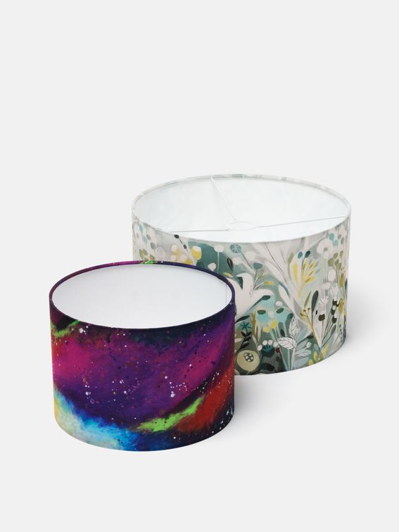 printed lamp shades external and internal