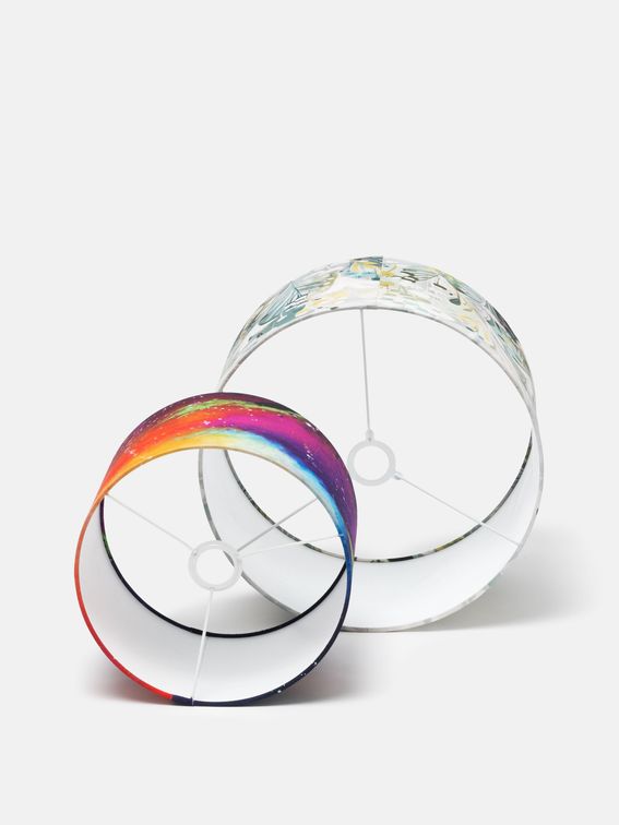 bespoke round lampshades with your design