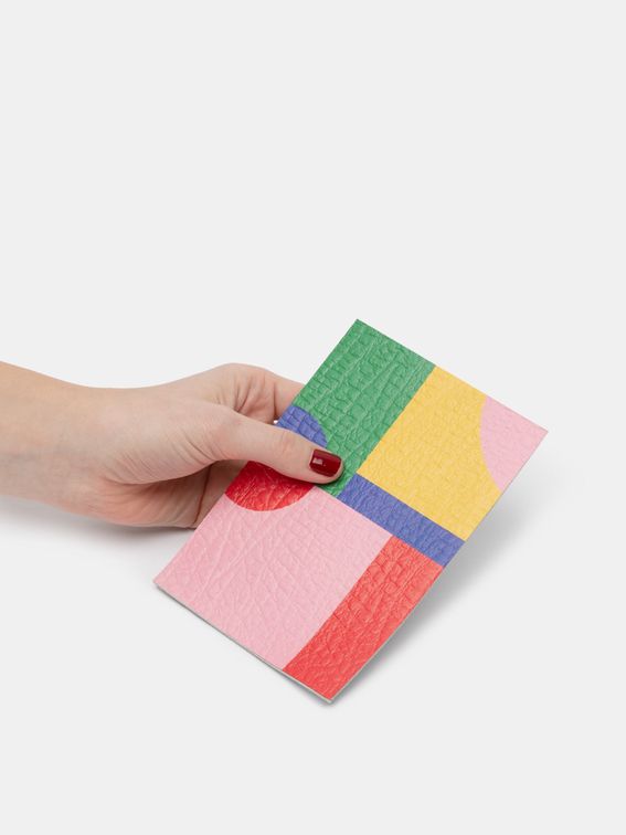 textured nappa printed leather samples