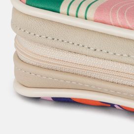 Porte-monnaie design en vinyle bleu