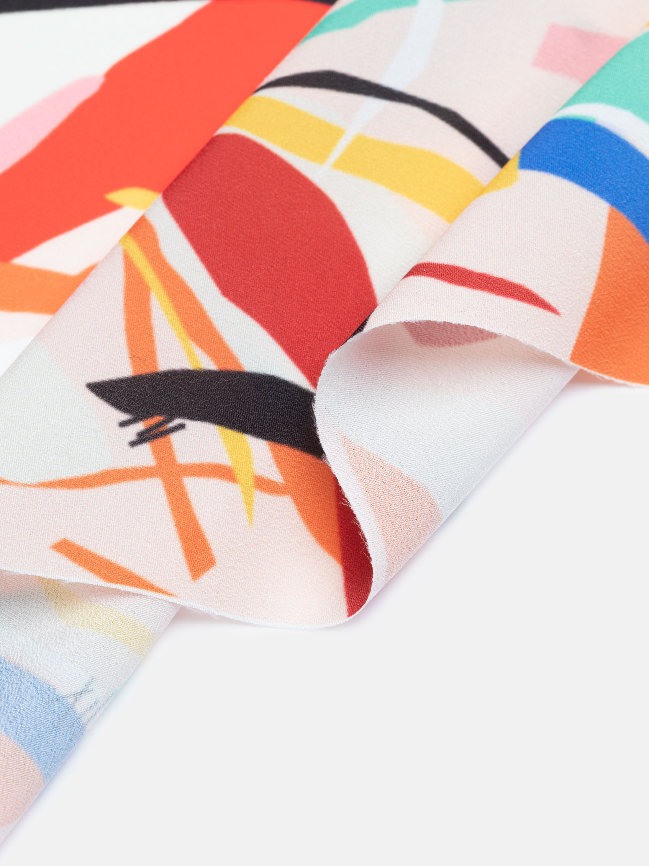 custom silk crepe de chine fabric