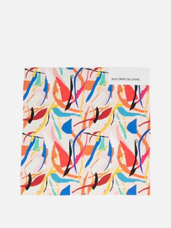 custom silk crepe de chine