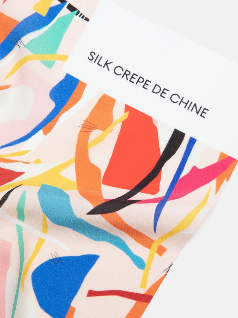 design your own silk crepe de chine