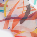 Tissu en soie imprimé