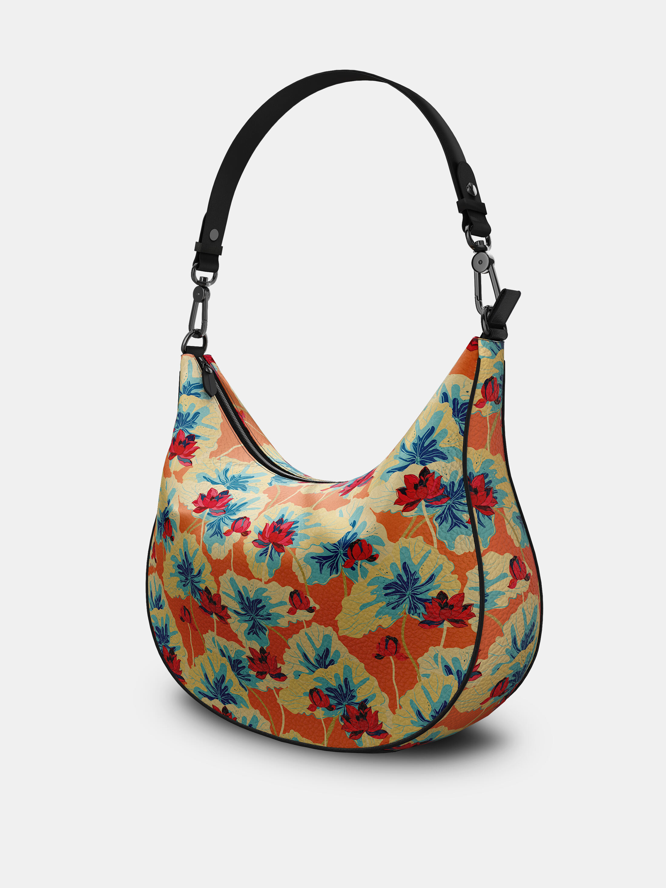 Leder Schultertasche selbst gestalten