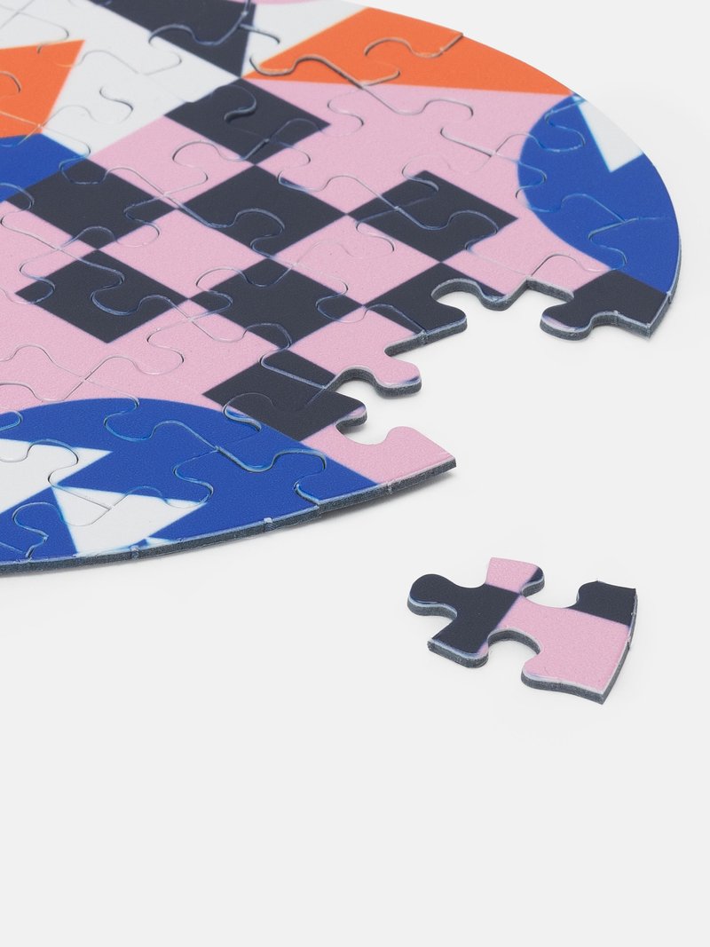 カード紙　オリジナルデザイン　印刷　ハート型パズル