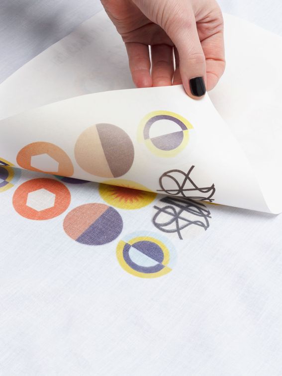 Printed sumblimation paper