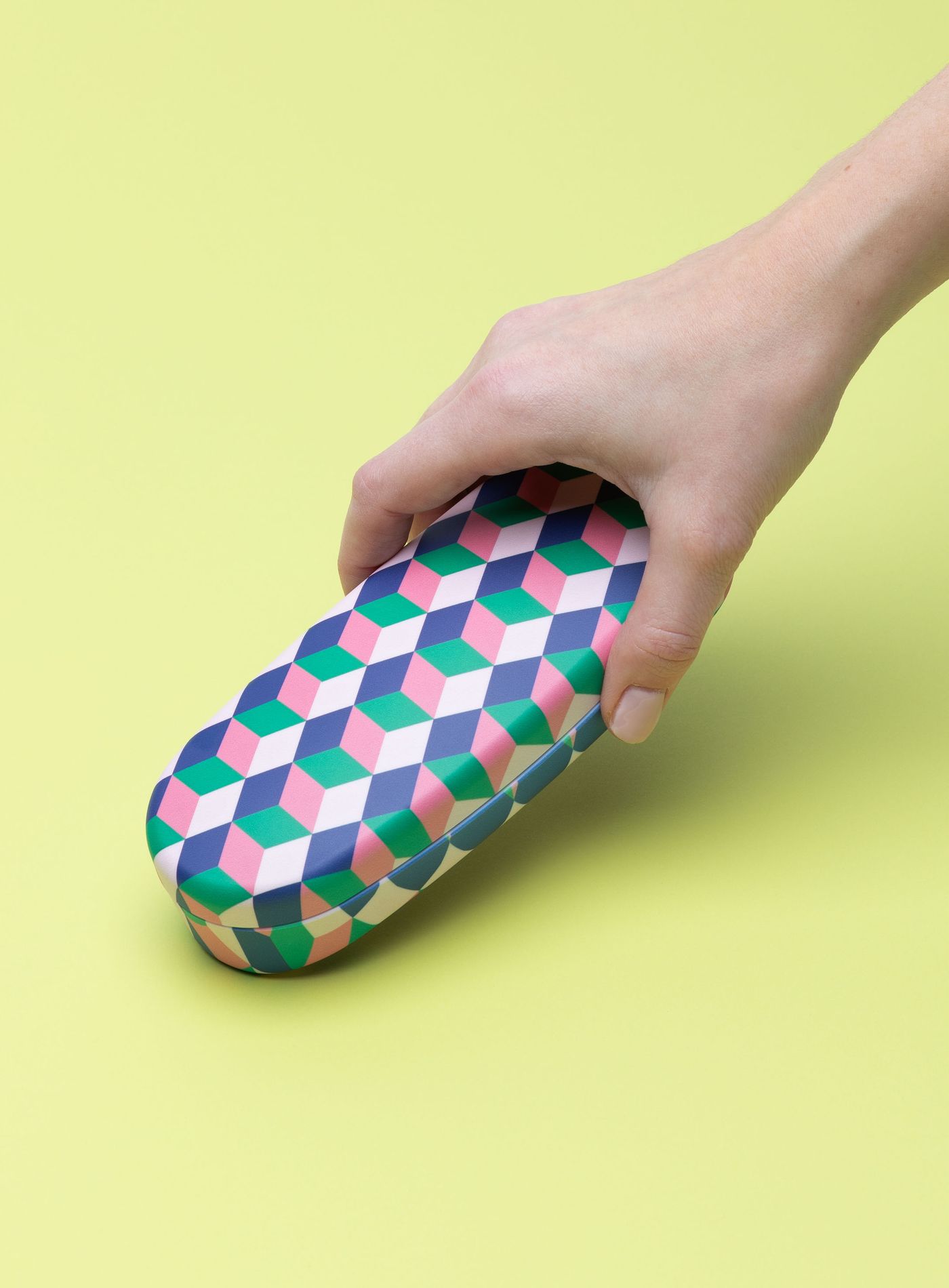 KONO Custodia Rigida Per Occhiali In Lino - Protettiva, Portatile, Con Panno Microfibra, 16x6x3 Cm - Foto 7