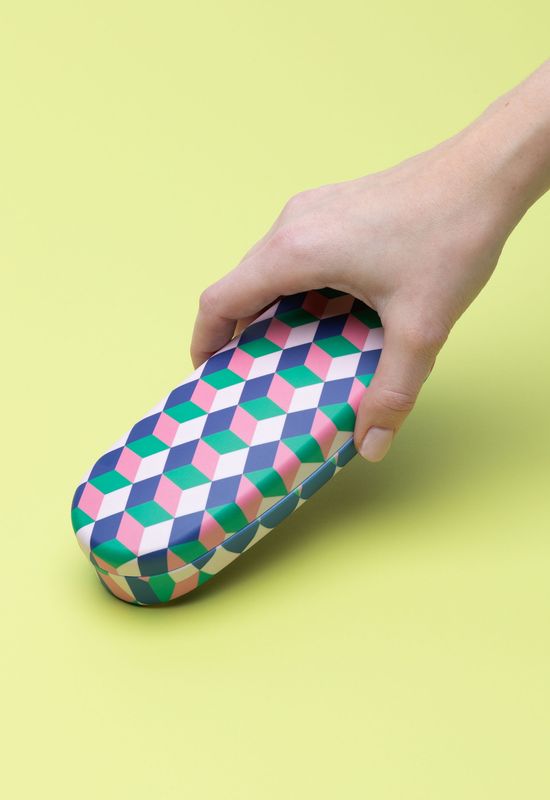 Patterned glasses top case
