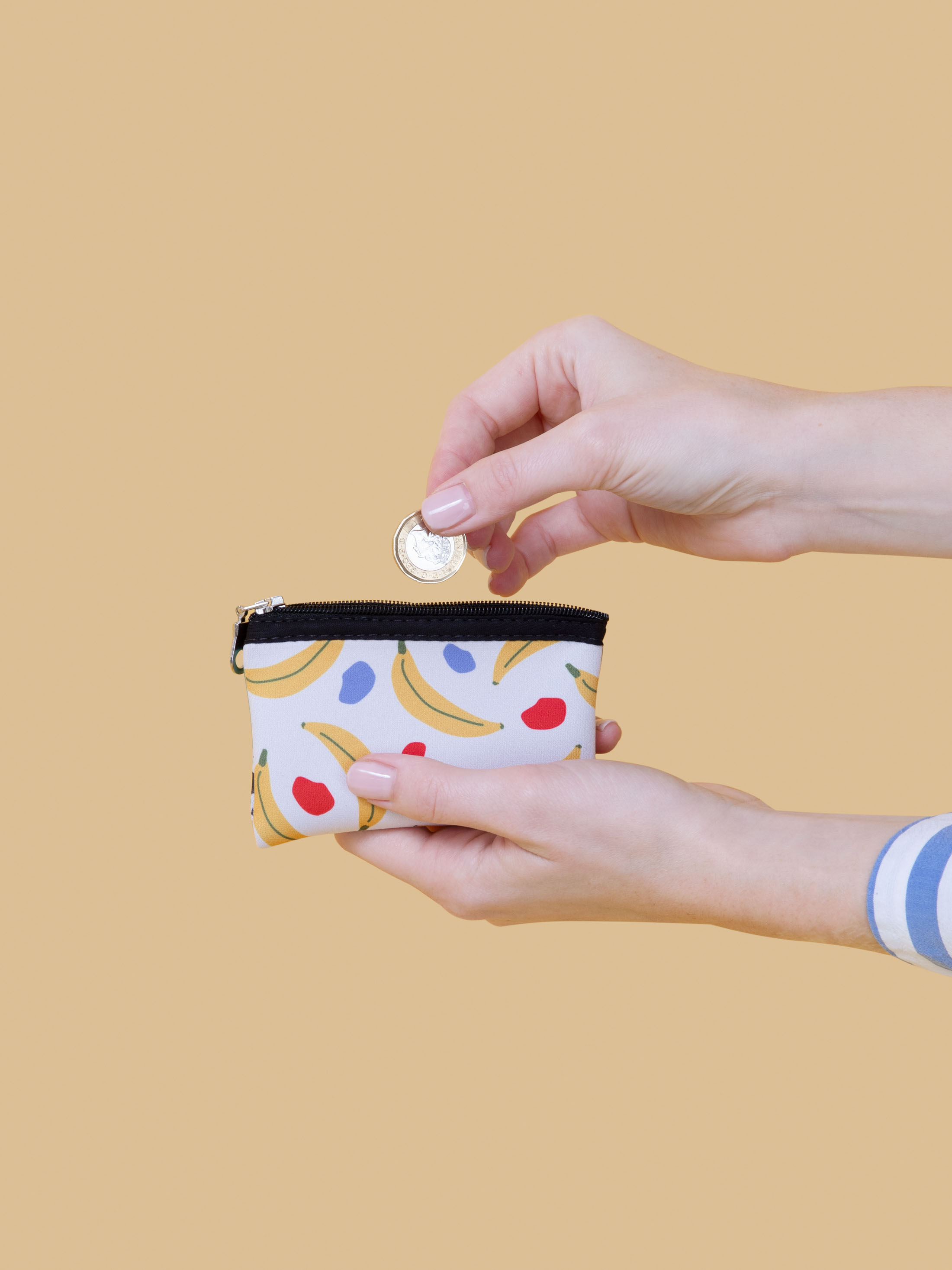 Pochette zippée imprimée avec votre design