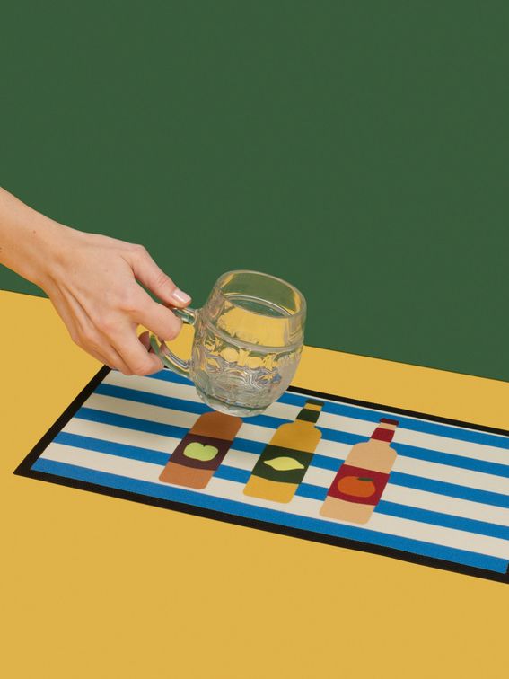 customised bar mats