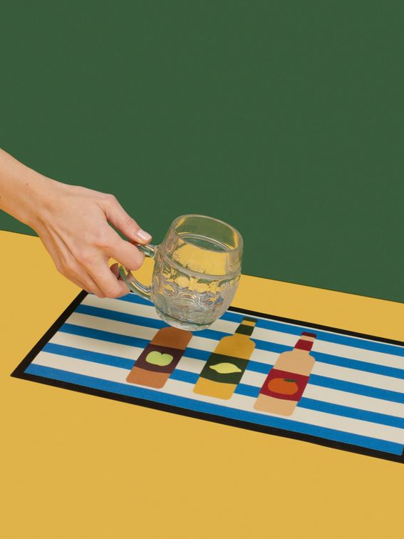 customized bar mats