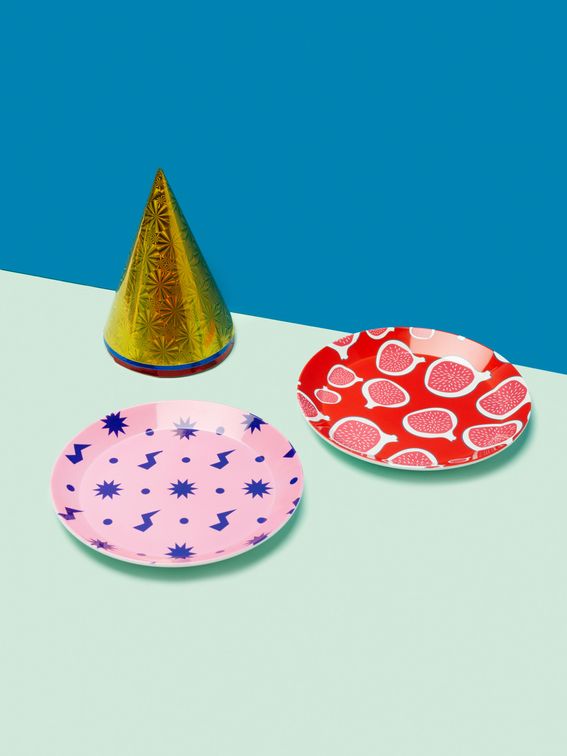Customised party plates set