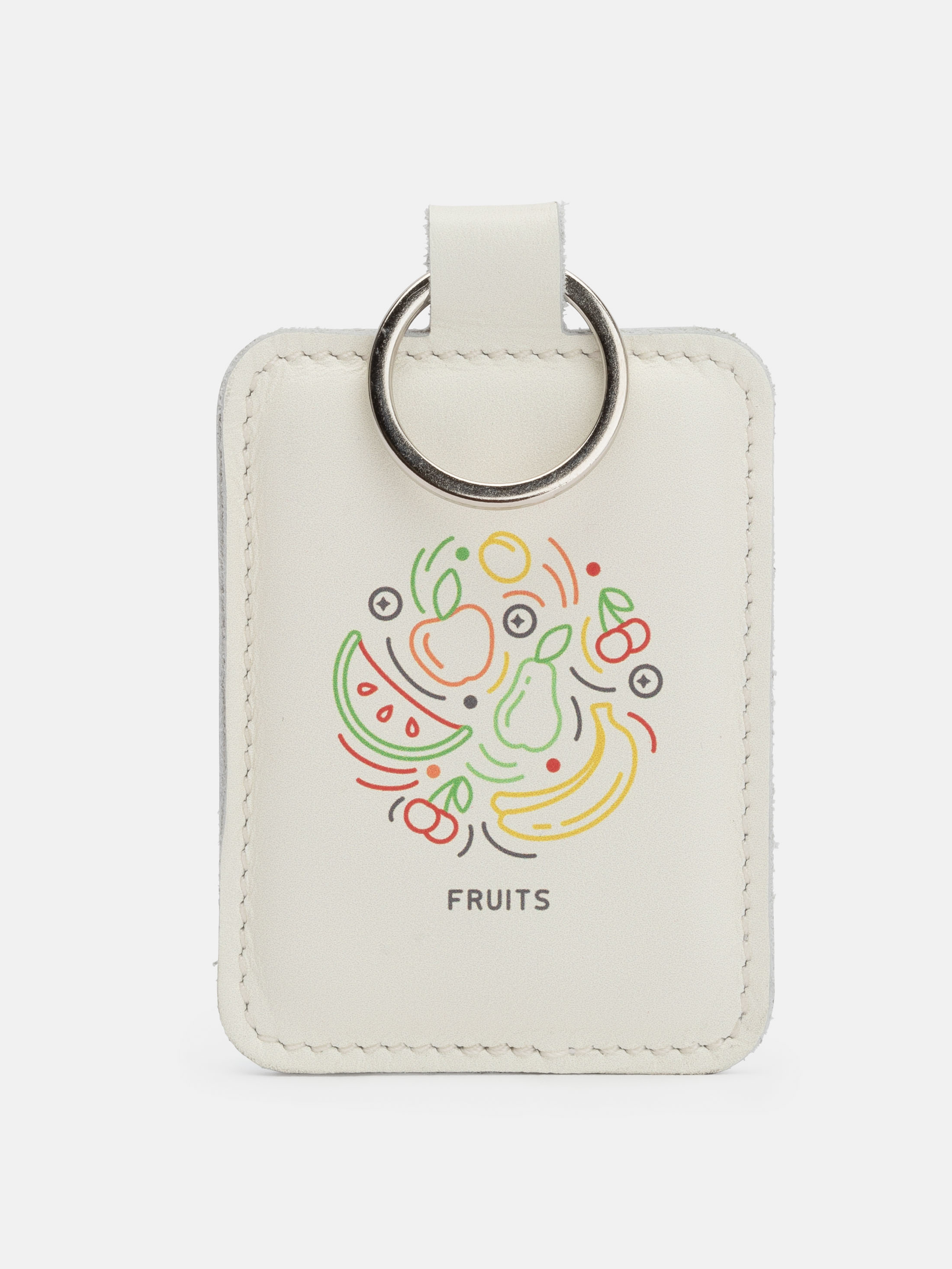 Company logo keyring edge