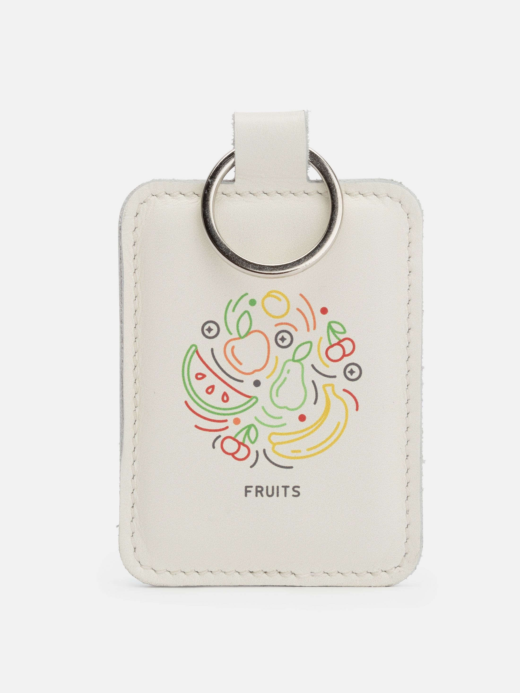 Company logo keyring edge