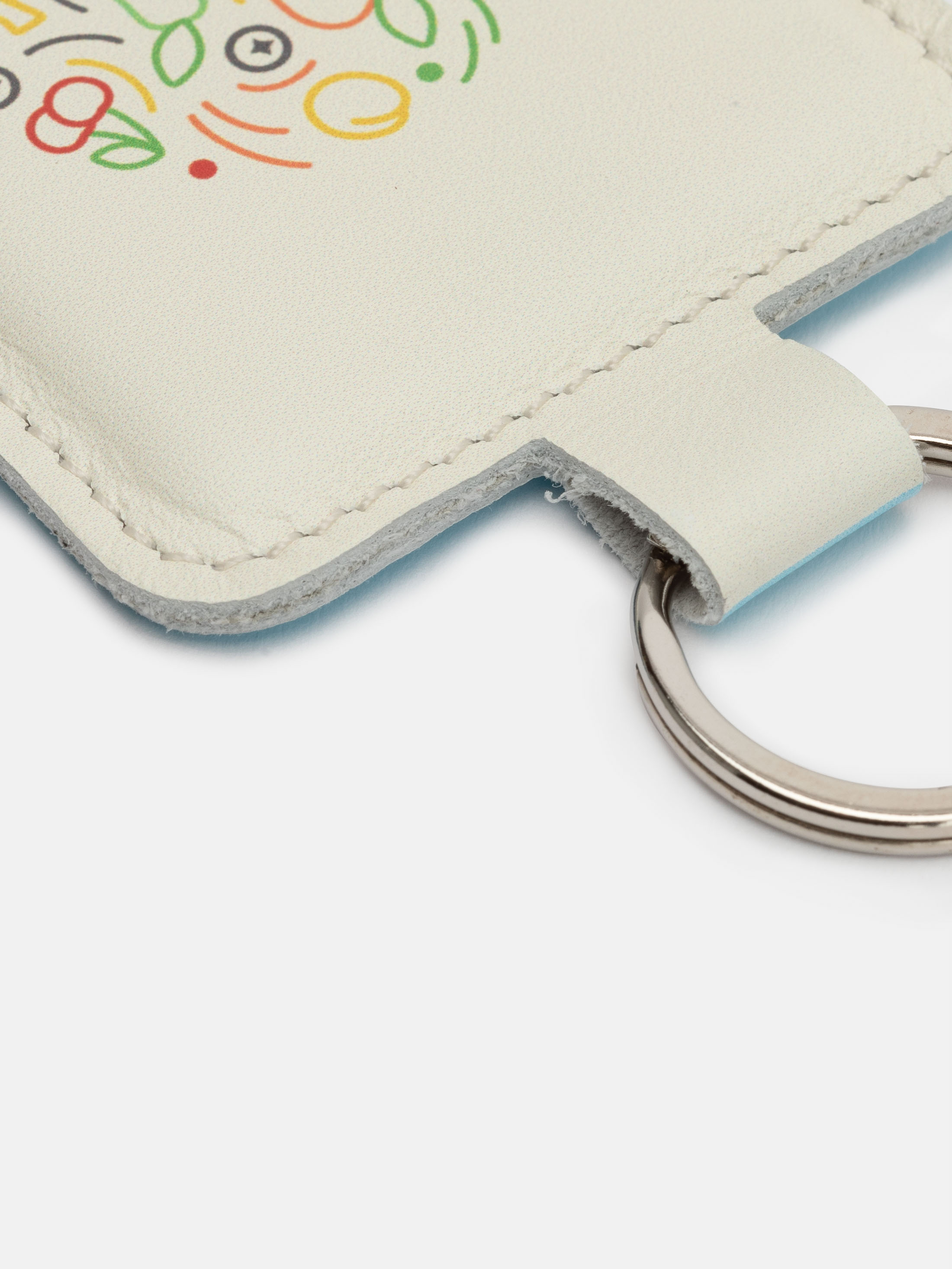 leren sleutelhanger met logo promotie