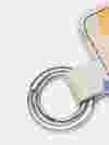 gepersonaliseerde leren sleutelhanger
