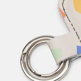 printed leather keyrings