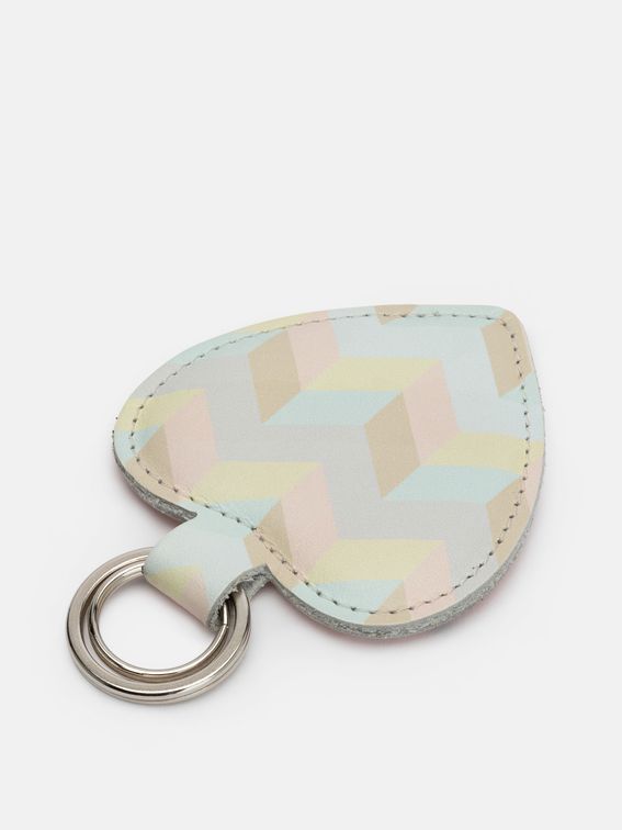 initial heart keyring