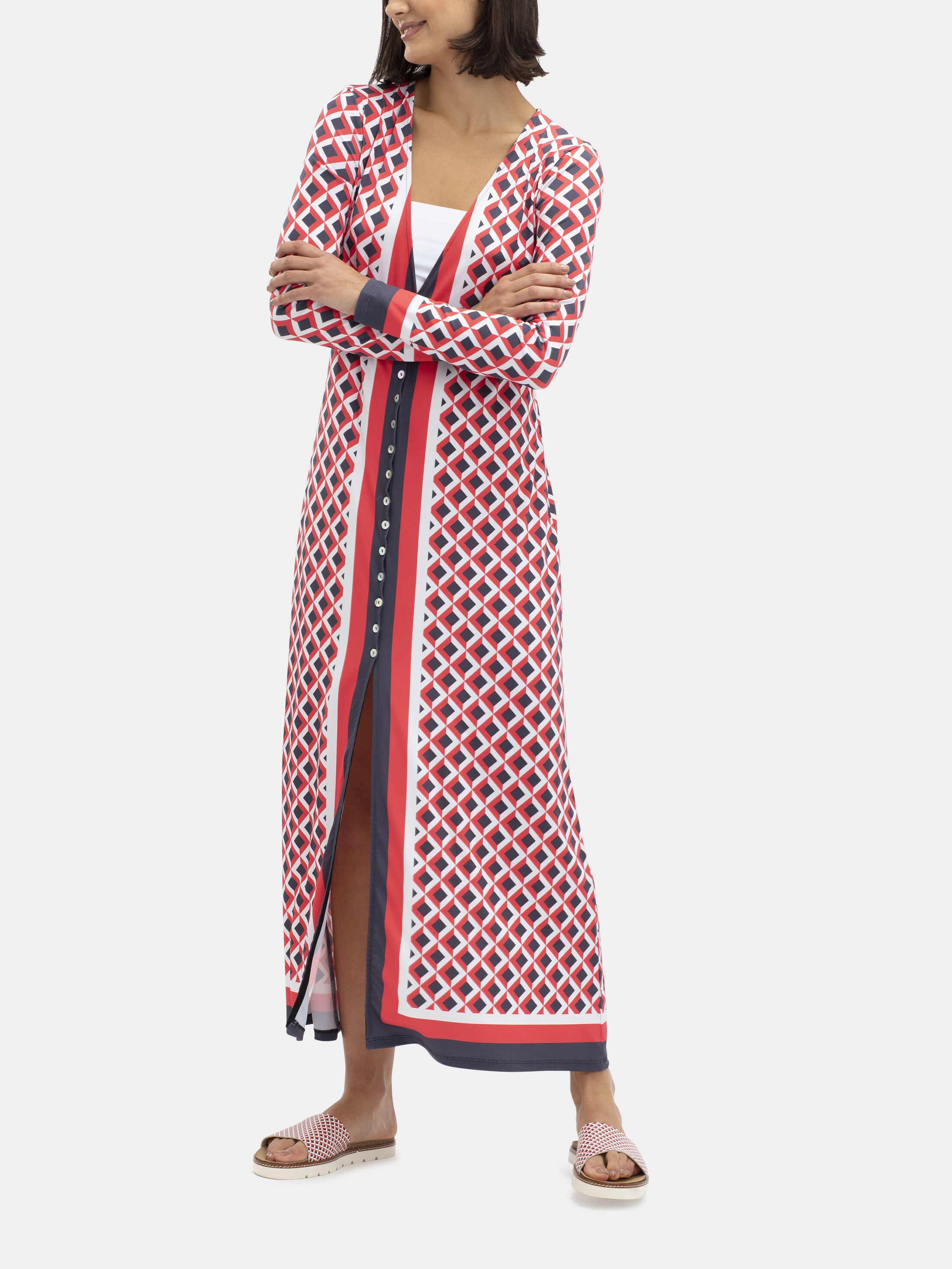 vestido con botones personalizados