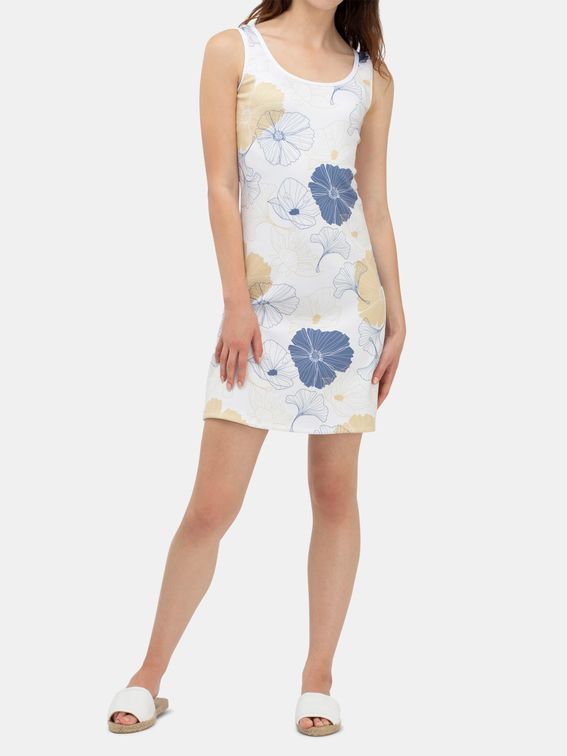 Scuba-Kleid mit eigenem Aufdruck